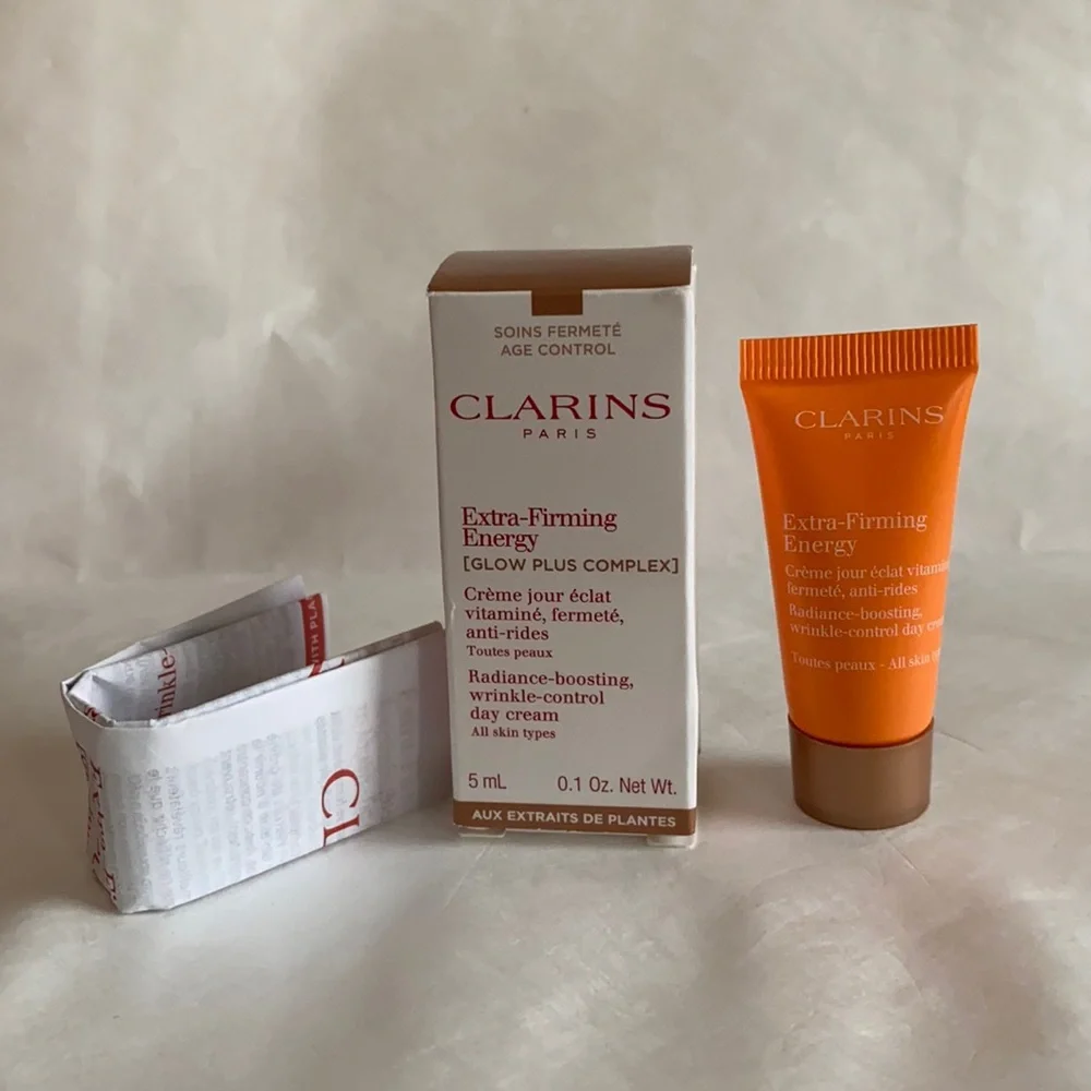 CLARINS Extra-Firming Energy Radiance Boosting Wrinkle Day Cream 0.1oz